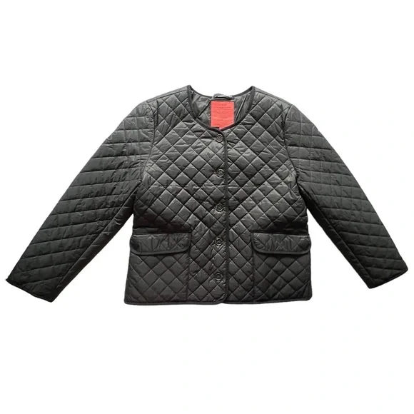J. Crew Black Quilted Lightweight Lady Jacket14 NEW